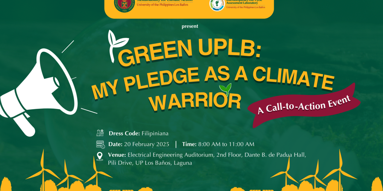 Green UPLB, a Call-to-Action event on sustainability for climate action