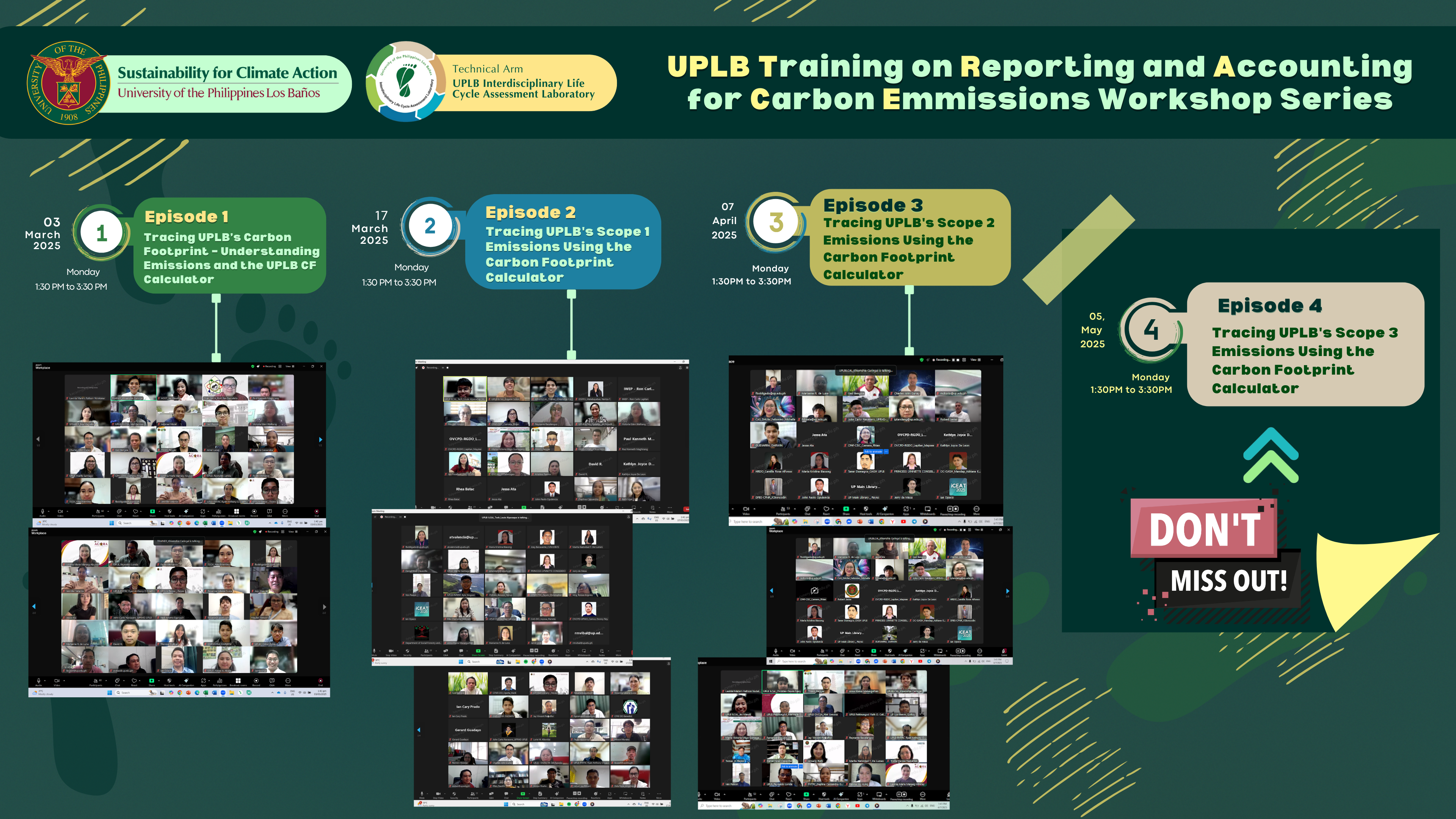 UPLB Launches TRACE Workshop Series: Training on Carbon Emissions Reporting and Accounting through Interdisciplinary Life Cycle Assessment Laboratory 